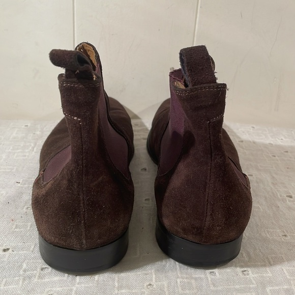 Paul Smith Chocolate Brown Suede Chelsea Slip On Boots Size Mens 7 Unisex main image 7